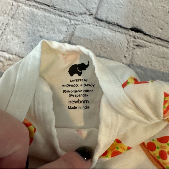 Monica + Andy Set of 3 Newborn Bodysuits - Picture 2 of 4